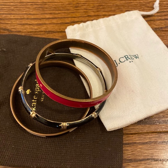 Kate Spade & J.Crew Bangle Stack - Picture 3 of 4